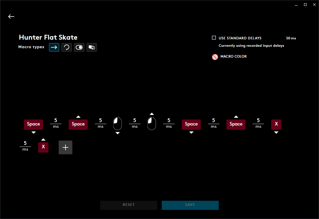 Hunter Flat Skate Macro