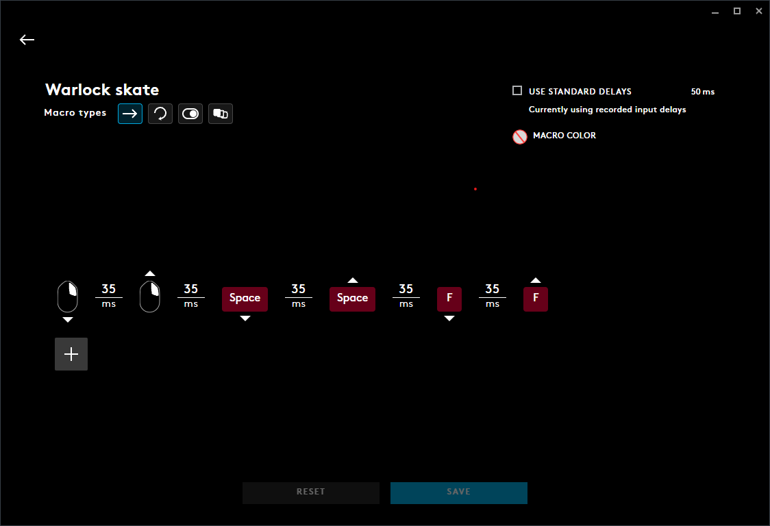 Warlock Skate Macro